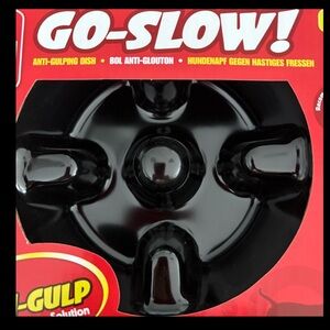 New in box- Dogit Go Slow Feeder Dog Bowl, small, black